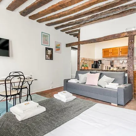 Le Marais - Beautiful Studio 4 Person Appartamento